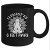 Funny Yoga Llamastay Llama Social Distancing Quarantine Mug Coffee Mug | Teecentury.com