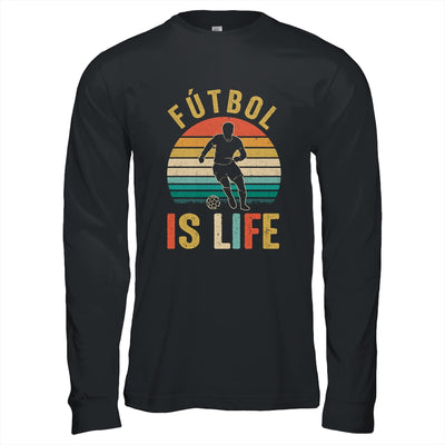Futbol Is Life Soccer Funny Football Lover Vintage T-Shirt & Hoodie | Teecentury.com