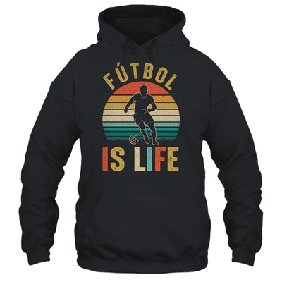 Futbol Is Life Soccer Funny Football Lover Vintage T-Shirt & Hoodie | Teecentury.com