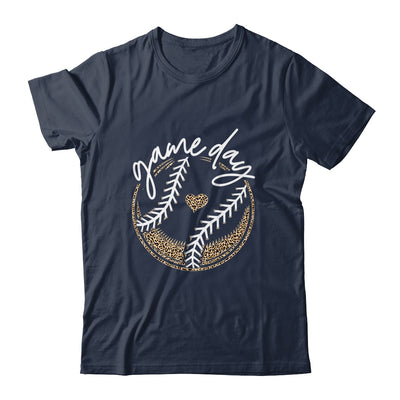 Game Day Baseball Life Softball Life Mom Leopard Shirt & Tank Top | teecentury