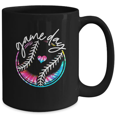 Game Day Baseball Life Softball Life Mom Tie Dye Mug | teecentury