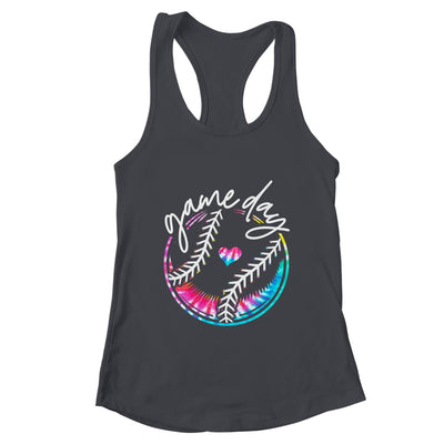 Game Day Baseball Life Softball Life Mom Tie Dye Shirt & Tank Top | teecentury