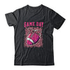 Game Day Breast Cancer Awareness Pink Football Mom T-Shirt & Hoodie | Teecentury.com