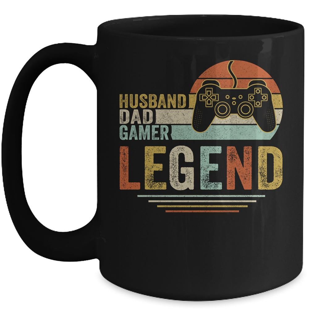 Gamer Dad Funny Husband Dad Video Game Legend Father's Day Mug Coffee Mug | Teecentury.com