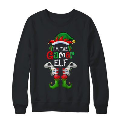 Gamer Elf Matching Family Christmas Funny I'm The Gaming Elf Shirt & Sweatshirt | teecentury