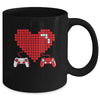 Gamer Heart Gift Game Lover Men Kids Boys Valentines Day Mug Coffee Mug | Teecentury.com