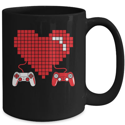 Gamer Heart Gift Game Lover Men Kids Boys Valentines Day Mug Coffee Mug | Teecentury.com