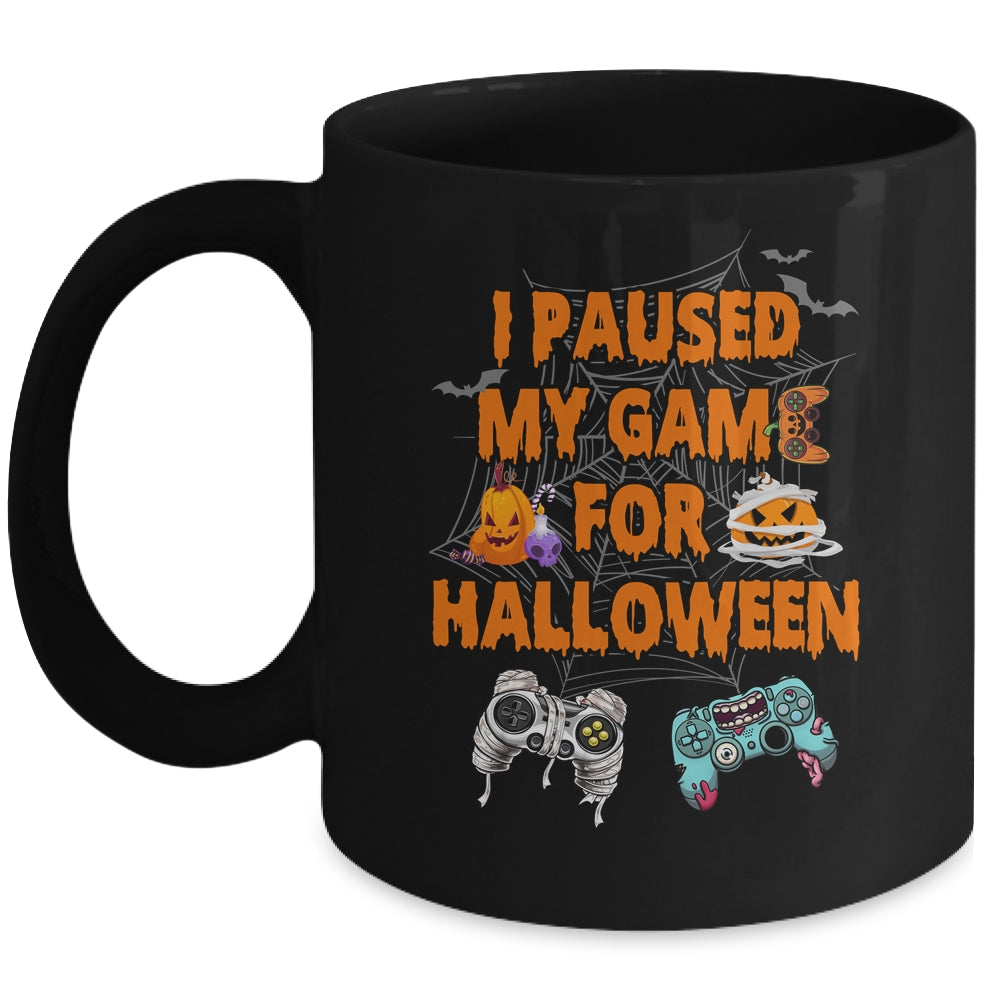 Gaming I Paused My Game For Halloween Funny Gamer Boys Mug | teecentury