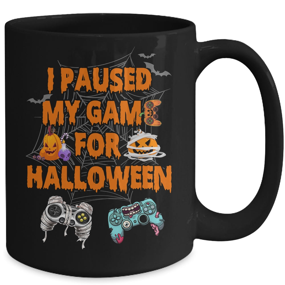 Gaming I Paused My Game For Halloween Funny Gamer Boys Mug | teecentury