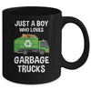 Garbage Truck Just A Boy Who Loves Garbage Trucks Mug | teecentury
