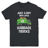 Garbage Truck Just A Boy Who Loves Garbage Trucks Youth Shirt | teecentury