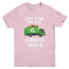 Garbage Truck Just A Boy Who Loves Garbage Trucks Youth Shirt | teecentury