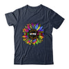 Gay Pride Free Mom Hugs Sunflower Leopard Rainbow LGBT Shirt & Tank Top | teecentury