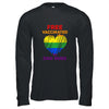 Gay Pride Free Vaccinated Dad Hugs LGBT 2021 T-Shirt & Hoodie | Teecentury.com