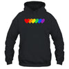 Gay Rainbow Pride Heart Flag LGBTQ Equality Matching Shirt & Tank Top | teecentury