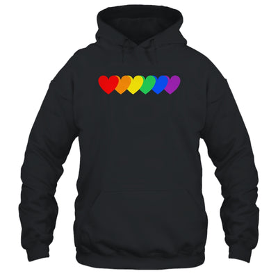 Gay Rainbow Pride Heart Flag LGBTQ Equality Matching Shirt & Tank Top | teecentury