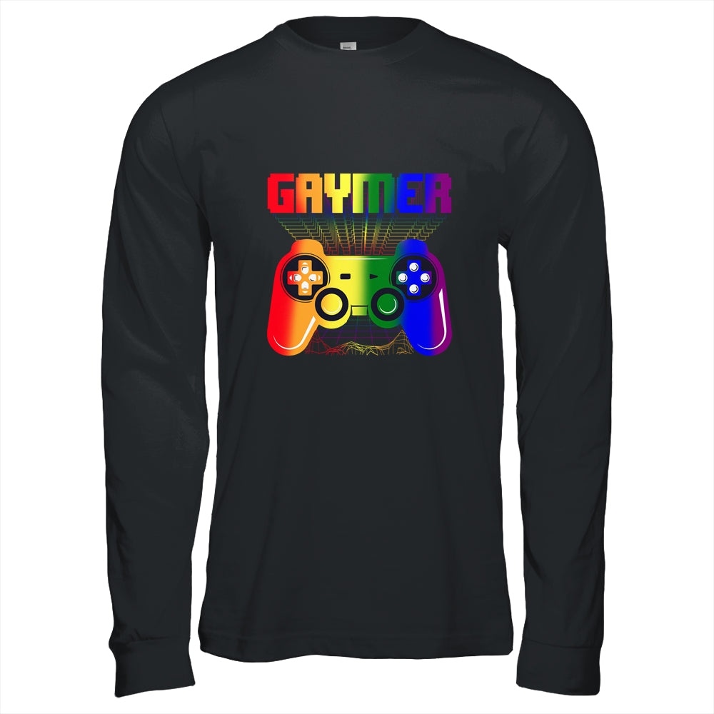 Gaymer Gamer Gay Pride Month Shirt LGBT Rainbow T-Shirt & Hoodie | Teecentury.com