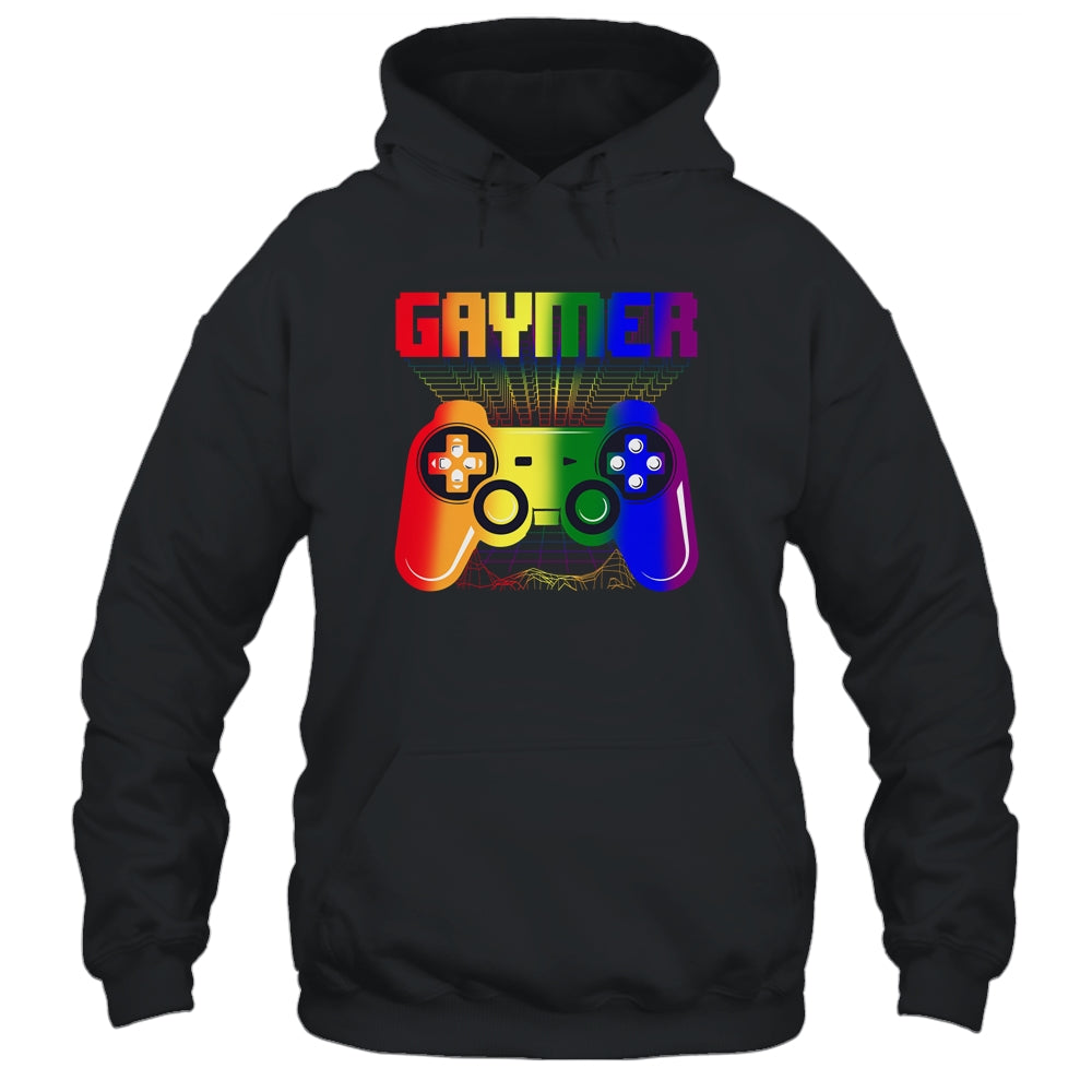 Gaymer Gamer Gay Pride Month Shirt LGBT Rainbow T-Shirt & Hoodie | Teecentury.com