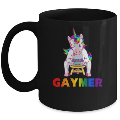 Gaymer Gay Pride Flag LGBT Unicorn Mug Coffee Mug | Teecentury.com