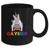 Gaymer Gay Pride Flag LGBT Unicorn Mug Coffee Mug | Teecentury.com