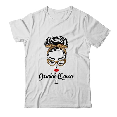Gemini Queen Woman Leopard Lips Eyes Lady Birthday Gifts T-Shirt & Tank Top | Teecentury.com