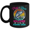 Gender Reveal Fishing Pink Or Blue Welcome To Fishing Crew Mug | teecentury