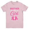 Gender Reveal For Brother Says Girl Matching Family Set Party Youth Shirt | teecentury