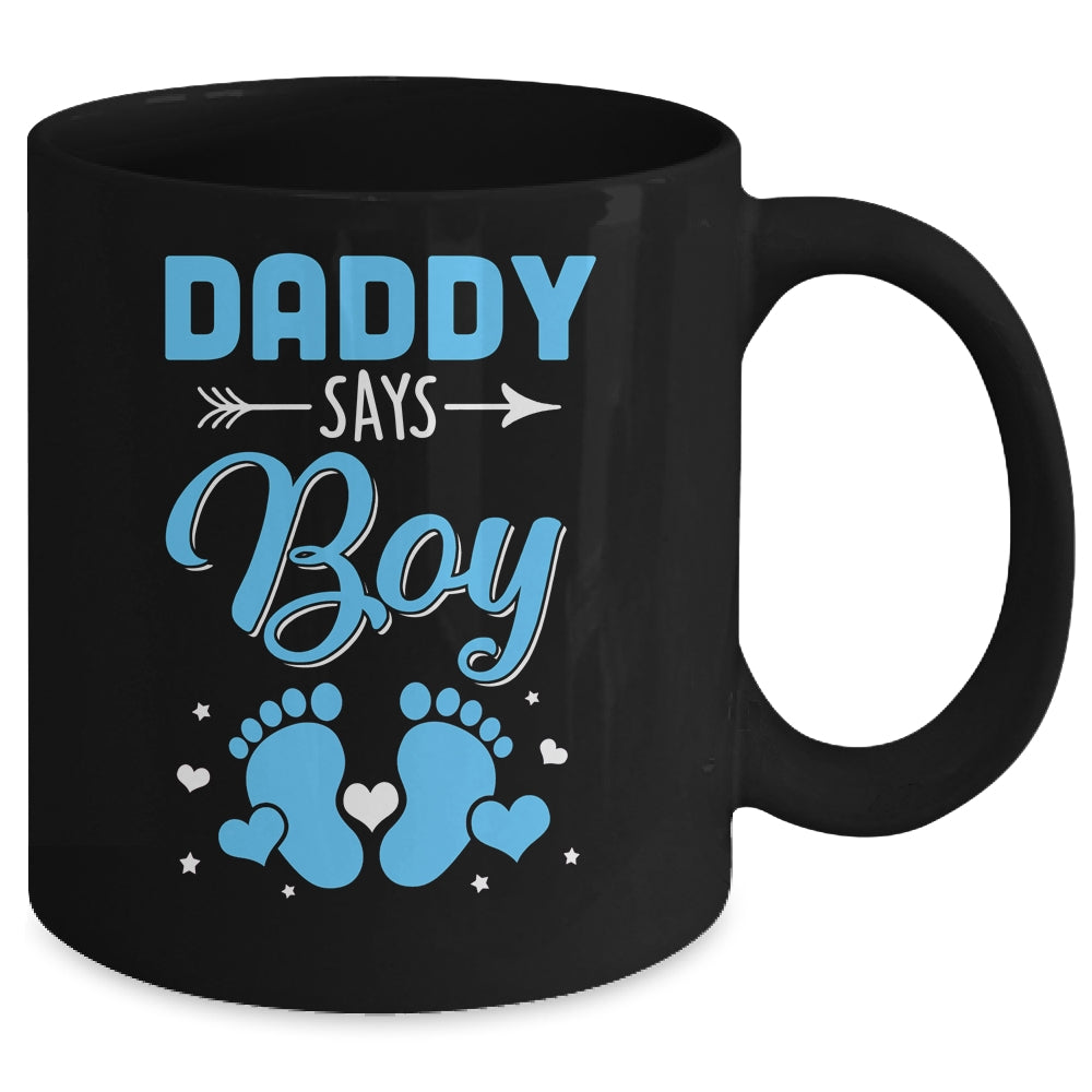 Gender Reveal For Daddy Says Boy Matching Family Set Party Mug | teecentury