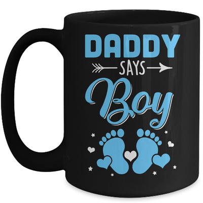 Gender Reveal For Daddy Says Boy Matching Family Set Party Mug | teecentury