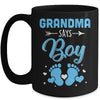 Gender Reveal For Grandma Says Boy Matching Family Set Party Mug | teecentury