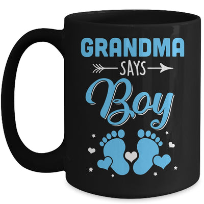 Gender Reveal For Grandma Says Boy Matching Family Set Party Mug | teecentury