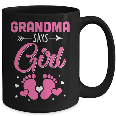 Gender Reveal For Grandma Says Girl Matching Family Set Party Mug | teecentury