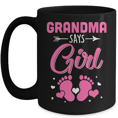 Gender Reveal For Grandma Says Girl Matching Family Set Party Mug | teecentury