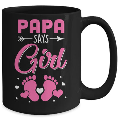 Gender Reveal For Papa Says Girl Matching Family Set Party Mug | teecentury