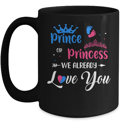 Gender Reveal Party Prince Or Princess We Already Love You Mug Coffee Mug | Teecentury.com