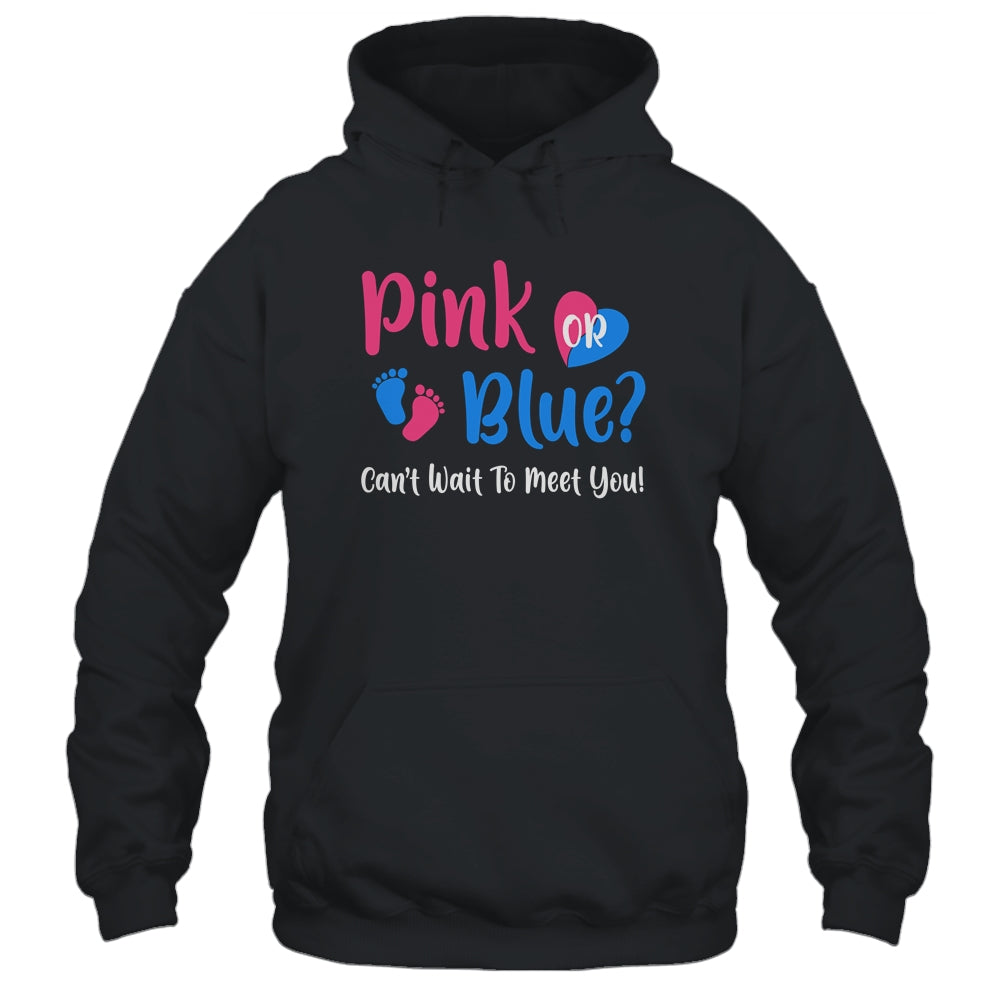 Gender Reveal Team Girl Or Boy Pink Or Blue T-Shirt & Hoodie | Teecentury.com