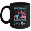 Gender Reveal Touchdowns Or Tutus Mommy Mug Coffee Mug | Teecentury.com