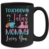 Gender Reveal Touchdowns Or Tutus Mommy Mug Coffee Mug | Teecentury.com