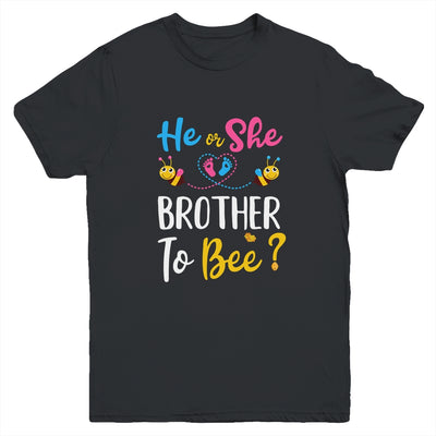 Gender Reveal What Will It Bee He Or She Brother Youth Youth Shirt | Teecentury.com