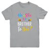 Gender Reveal What Will It Bee He Or She Brother Youth Youth Shirt | Teecentury.com