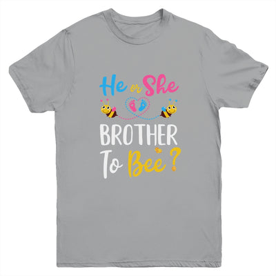 Gender Reveal What Will It Bee He Or She Brother Youth Youth Shirt | Teecentury.com