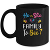 Gender Reveal What Will It Bee He Or She Family Mug Coffee Mug | Teecentury.com