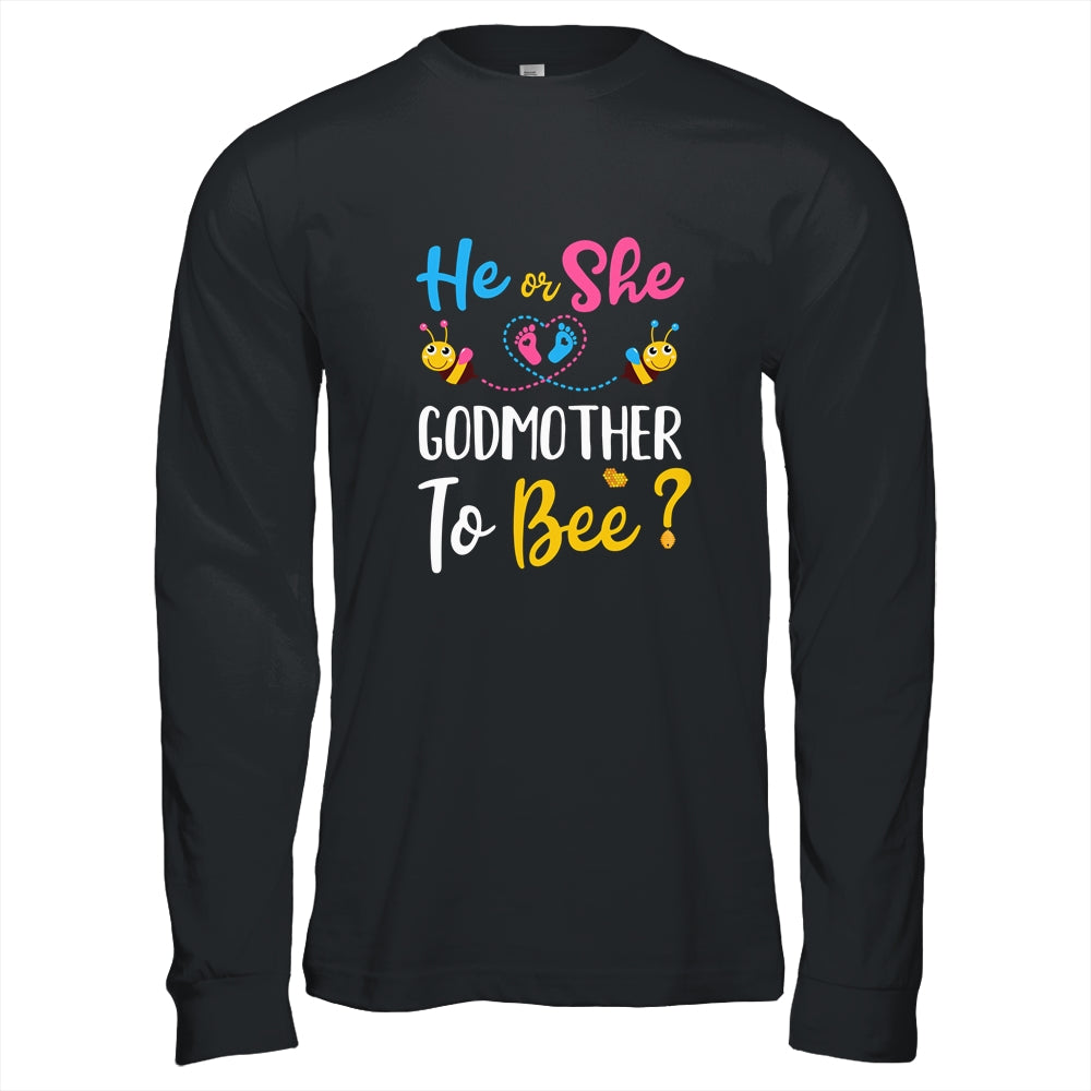 Gender Reveal What Will It Bee He Or She Godmother T-Shirt & Hoodie | Teecentury.com