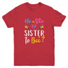 Gender Reveal What Will It Bee He Or She Sister Youth Youth Shirt | Teecentury.com