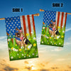 German Shepherd American USA Flag 4th of July Dog Lover On Independence Day | teecentury