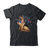 German Shepherd Dog American USA Flag 4th of Jul women Lover Shirt & Tank Top | teecentury