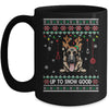 German Shepherd Dog Reindeer Ugly Christmas Xmas Mug Coffee Mug | Teecentury.com