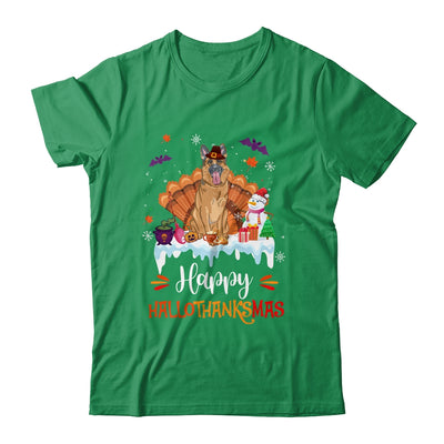 German Shepherd Happy HalloThanksMas Halloween Christmas Shirt & Sweatshirt | teecentury