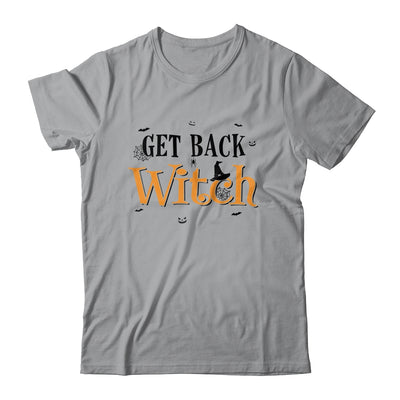 Get Back Witch I'm Not A Witch Im Your Wife Couple Halloween T-Shirt & Sweatshirt | Teecentury.com