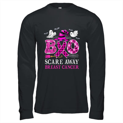 Ghost Boo Scare Away Breast Cancer Awareness Funny Halloween Shirt & Hoodie | teecentury